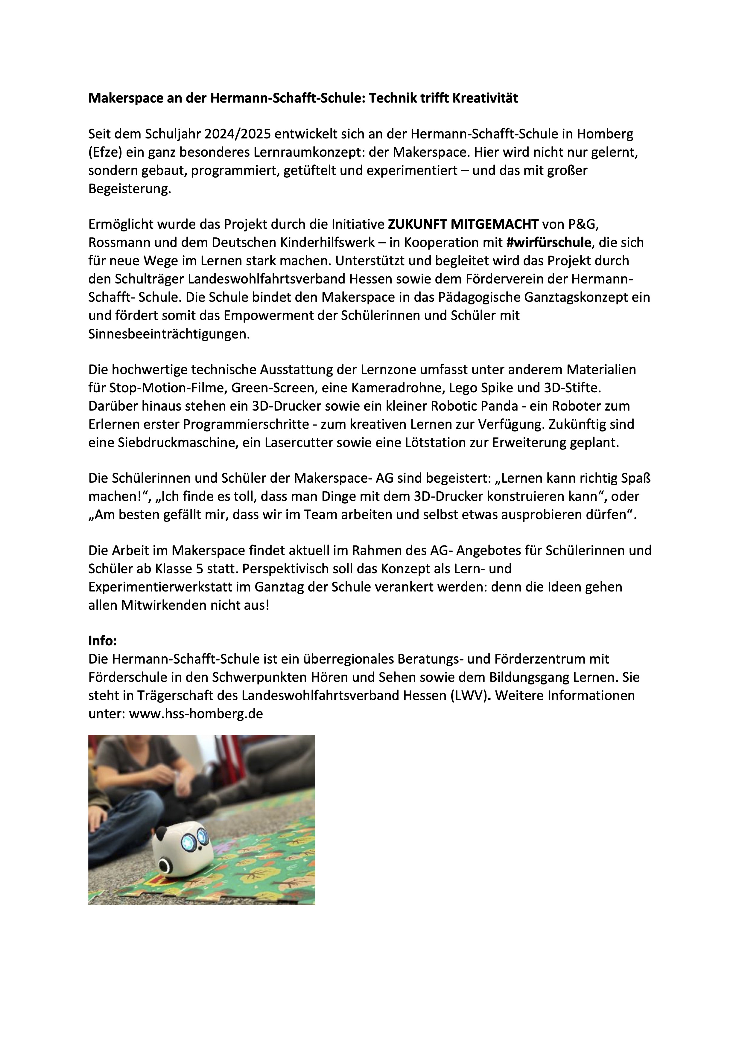 MakerSpace – Zwischenbericht November 2025 (PDF)