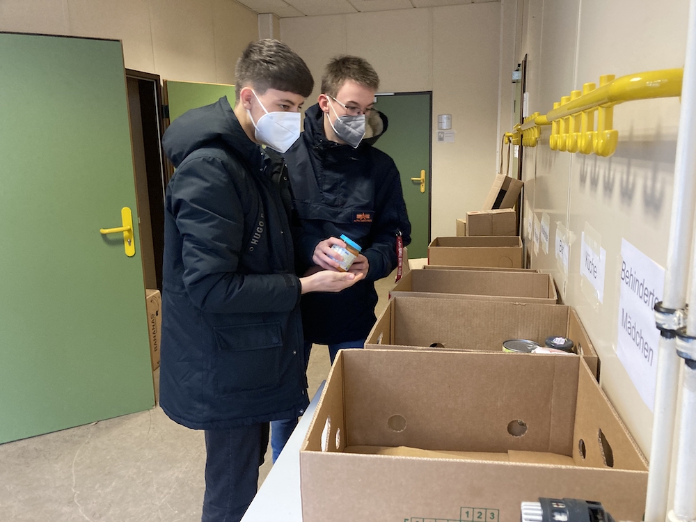 Spendenaktion für die Ukraine Bild von der Spendenaktion für die Ukraine