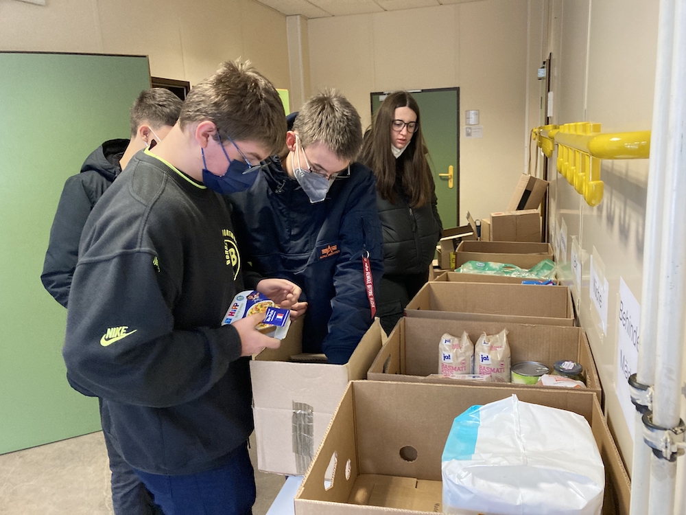 Spendenaktion für die Ukraine Bild von der Spendenaktion für die Ukraine