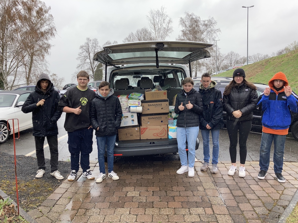 Spendenaktion für die Ukraine Bild von der Spendenaktion für die Ukraine