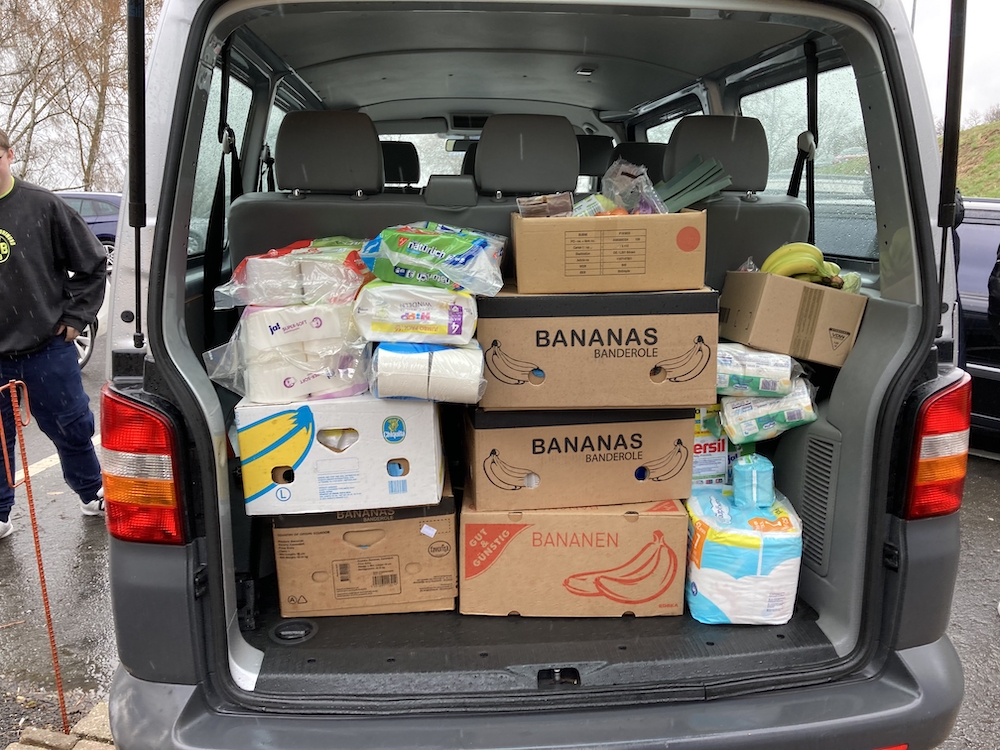 Spendenaktion für die Ukraine Bild von der Spendenaktion für die Ukraine